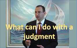 David Steinfeld's video on what you can do with a final judgment in Florida