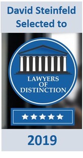 David Steinfeld selected to Lawyers of Distinction