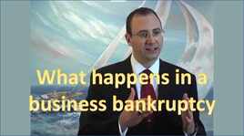 David Steinfeld's video on what happens in a business bankruptcy in Florida