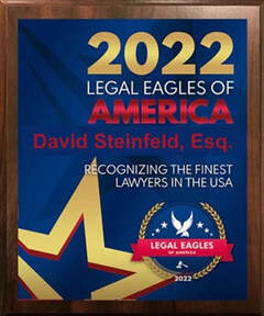 David Steinfeld was recognized by the Legal Eagles of America