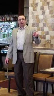 David Steinfeld speaking on social media to the Palm Beach Business Associates networking group in Jupiter, Florida