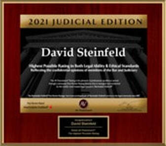 David Steinfeld Martindale-Hubbell Judicial Rating 2019