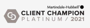 David Steinfeld Martindale-Hubbell Platinum Client Champion 2020