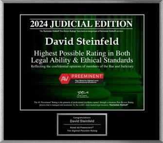David Steinfeld Martindale-Hubbell Judicial Rating